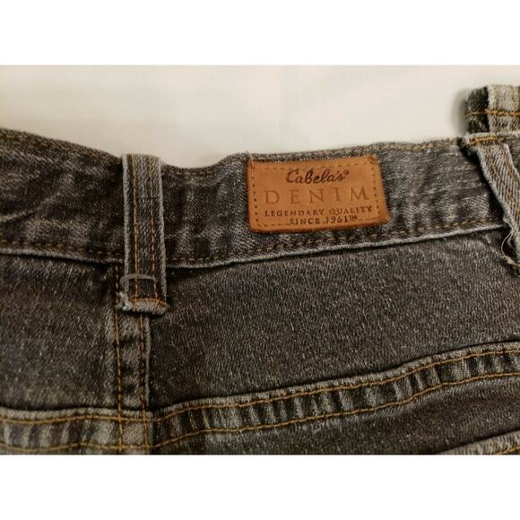 Cabelas Casuals Womens Light Grey Denim Straight Leg Jeans Size 6 - Picture 5 of 5